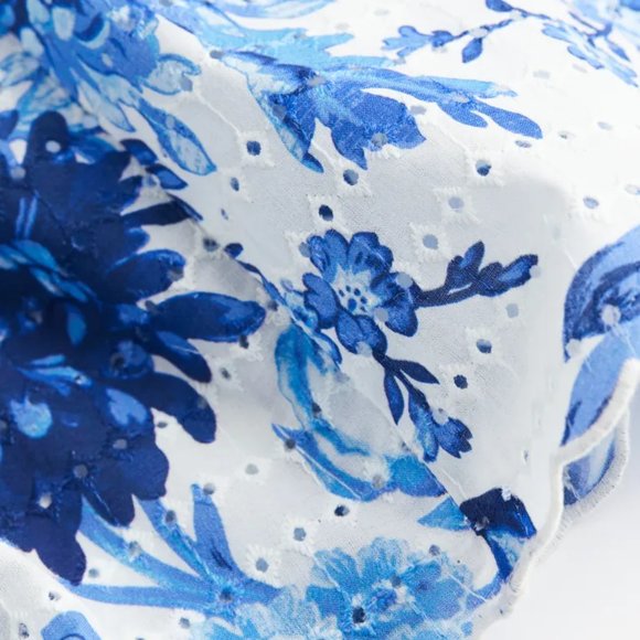 (NWT) H&M Eyelet Dress with Embroidery (Cotton) Size 4XL - Picture 2 of 14